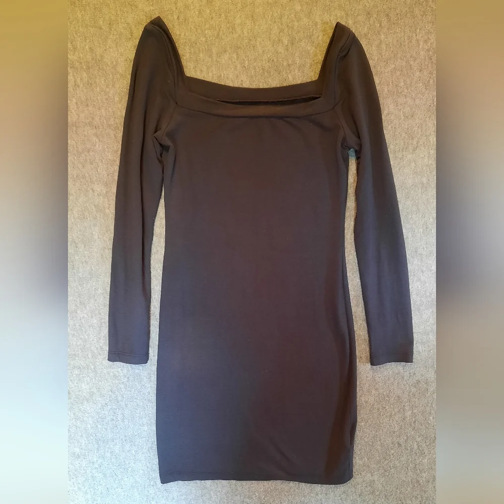 Urban Outfitters Dress Womans Small Black Long Sleeve Formal Party Classic - Picture 5 of 12